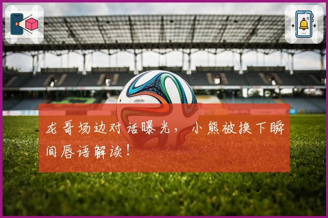 龙哥场边对话曝光，小熊被换下瞬间唇语解读！